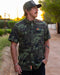 OUTDOORSMAN PERFORMANCE SHORT SLEEVE CAMO BUTTON UP - MENS